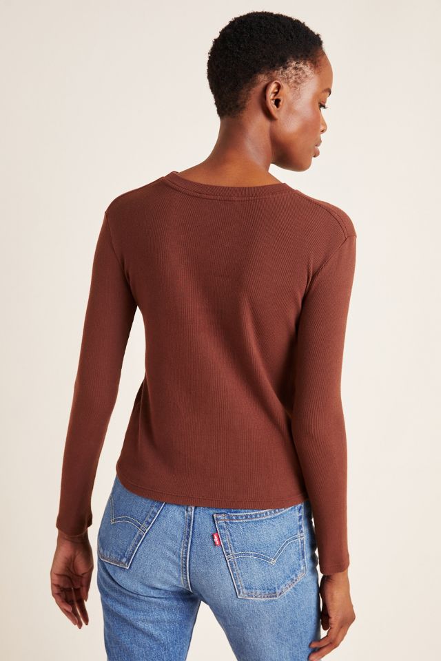 AGOLDE Caitlin Ribbed Pullover Anthropologie