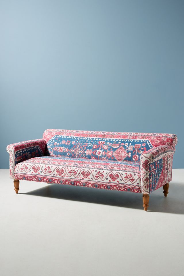 Anthropologie rug deals printed sofa