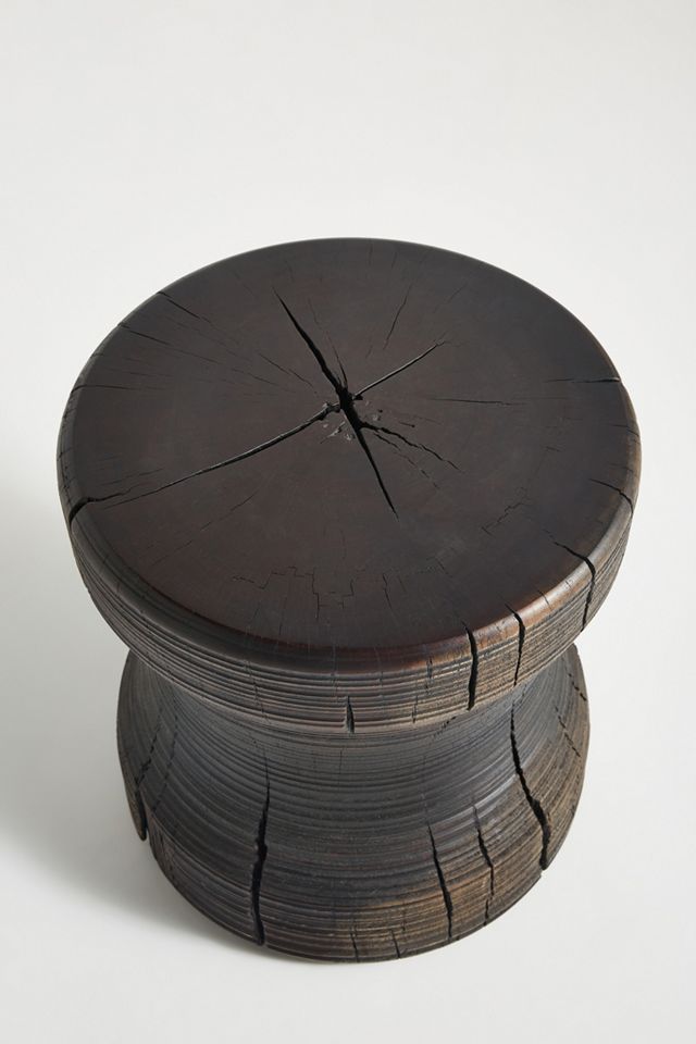 Rosewood Stump Side Table #2