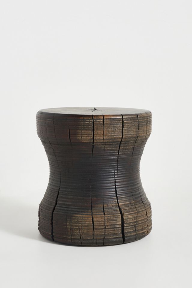 Rosewood Stump Side Table #1
