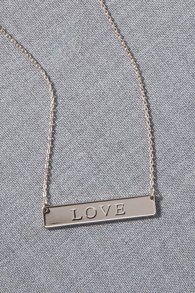 LOVE Bar Necklace #1