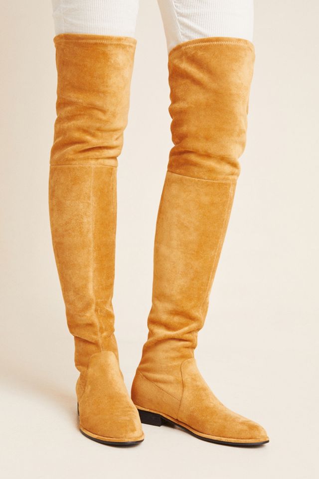 Silent D Leer Over-The-Knee Boots #1