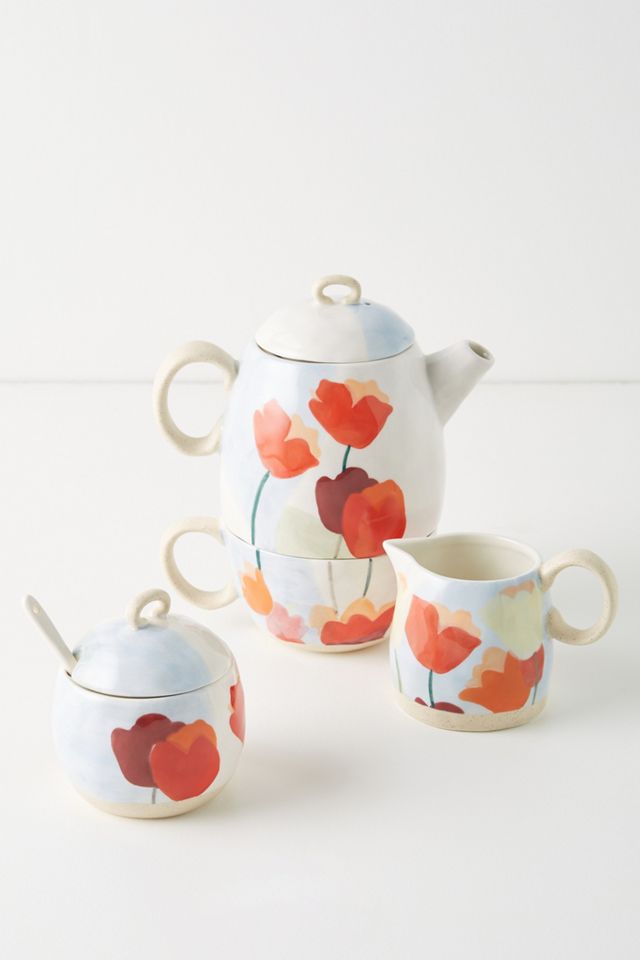 Tulip Sugar Pot #1