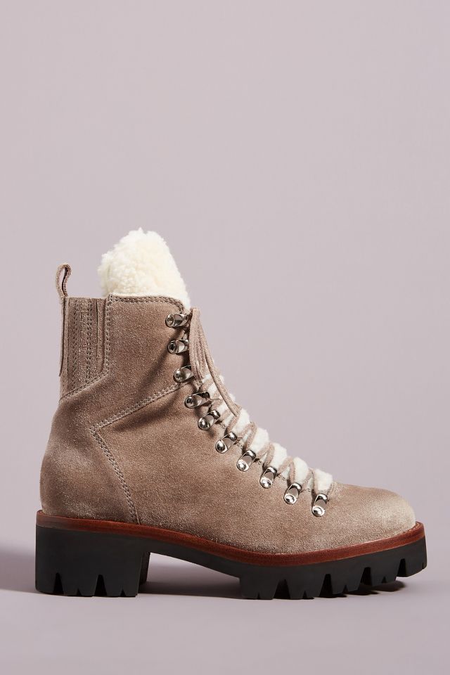 Jeffrey campbell shearling on sale boots