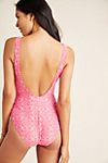 Anthropologie Camila Low Back One-Piece Swimsuit #1
