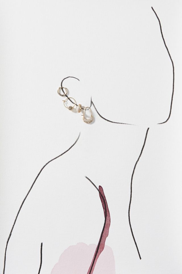 Helena Hoop Earring Set #2