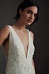 Jenny by Jenny Yoo Lourdes V-Neck Convertible-Sleeve Lace Wedding Gown #6