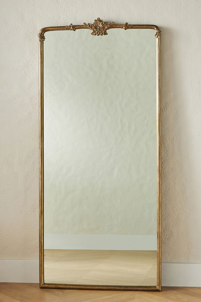 Cecilia Floral Emblem Floor Mirror #4