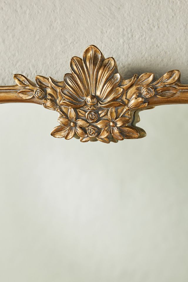 Cecilia Floral Emblem Floor Mirror #5
