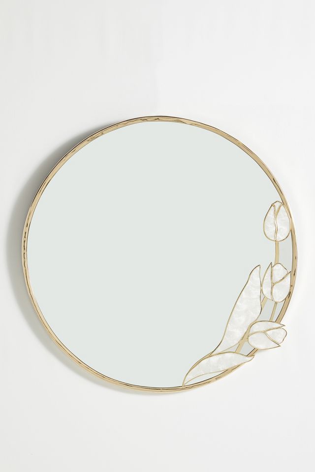 Capiz Tulip Mirror | AnthroLiving