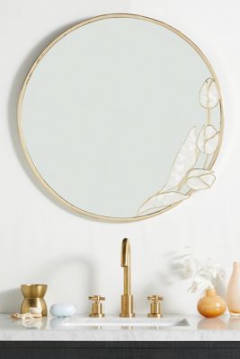 Capiz Tulip Mirror