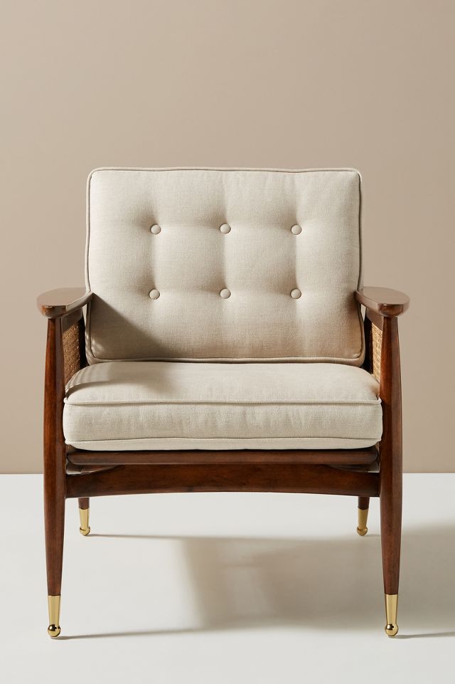 Anthropologie deals cane chair