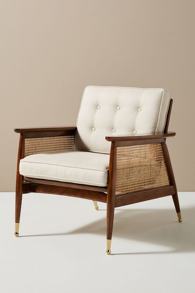 Anthropologie best sale cane chair