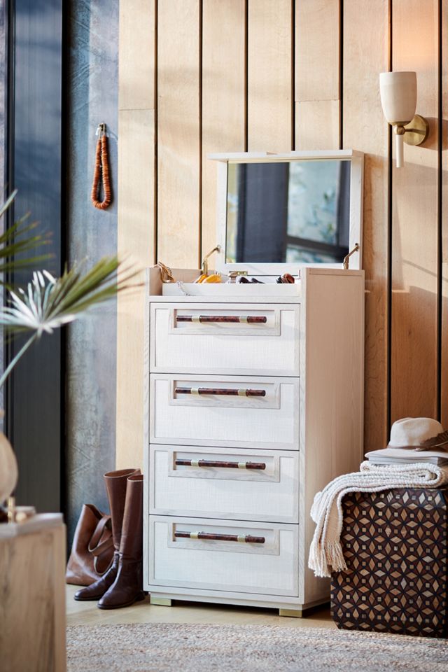Dove Linen Vanity Dresser | AnthroHome
