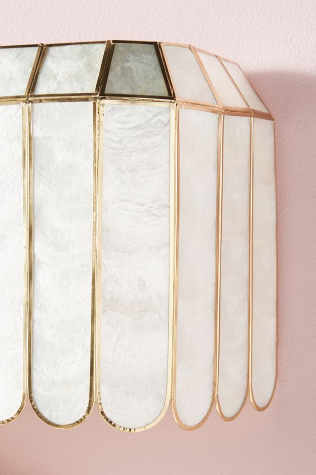 Madelyn Capiz Faceted Vanity Sconce #2