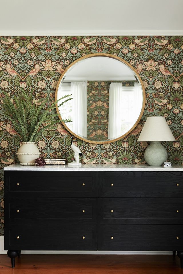 Rowan Wood Finish Mirror #3