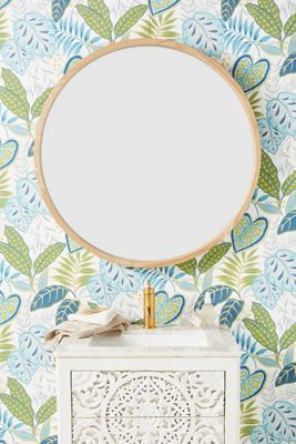 Rowan Wood Finish Mirror
