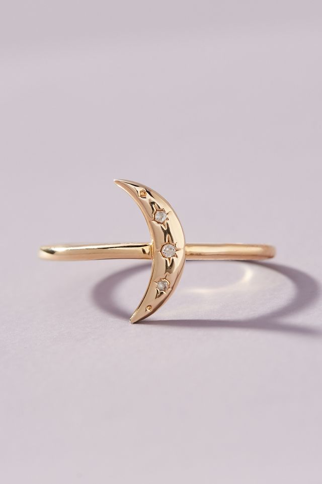 Crescent Moon Ring