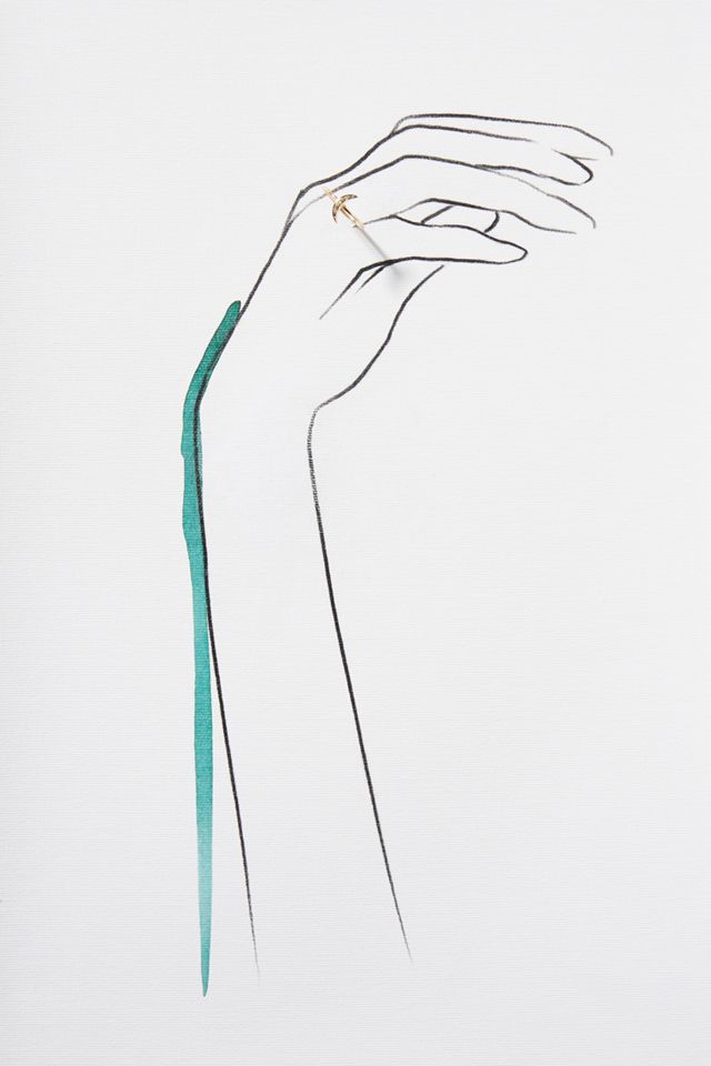 Crescent Moon Ring #2