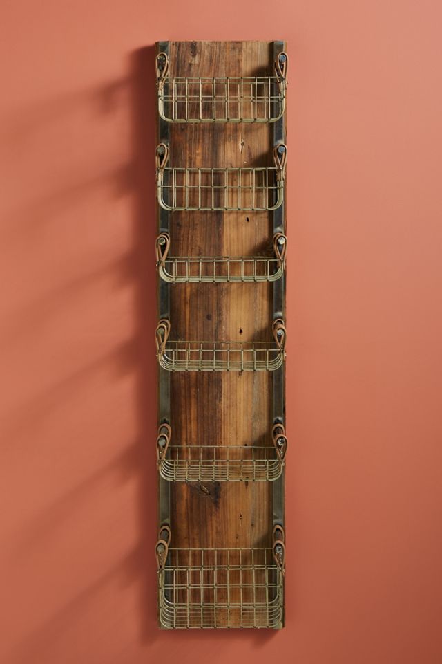 Provincial Basket Storage Rack #1