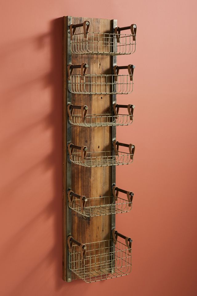Provincial Basket Storage Rack #2