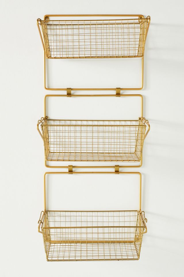 Three-Tier Basket Wall Storage #3