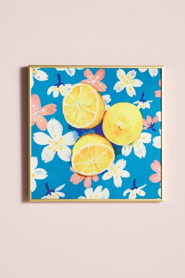 Lemon Halves Wall Art #1