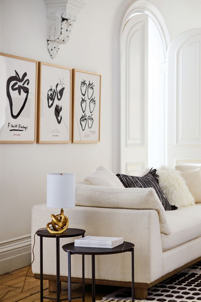 Un Cafe et Six Fraises, S'il Vous Plait Wall Art #3