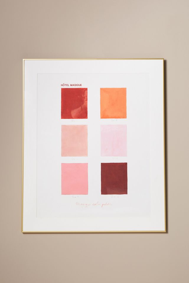 Magique Color Palette Wall Art #1