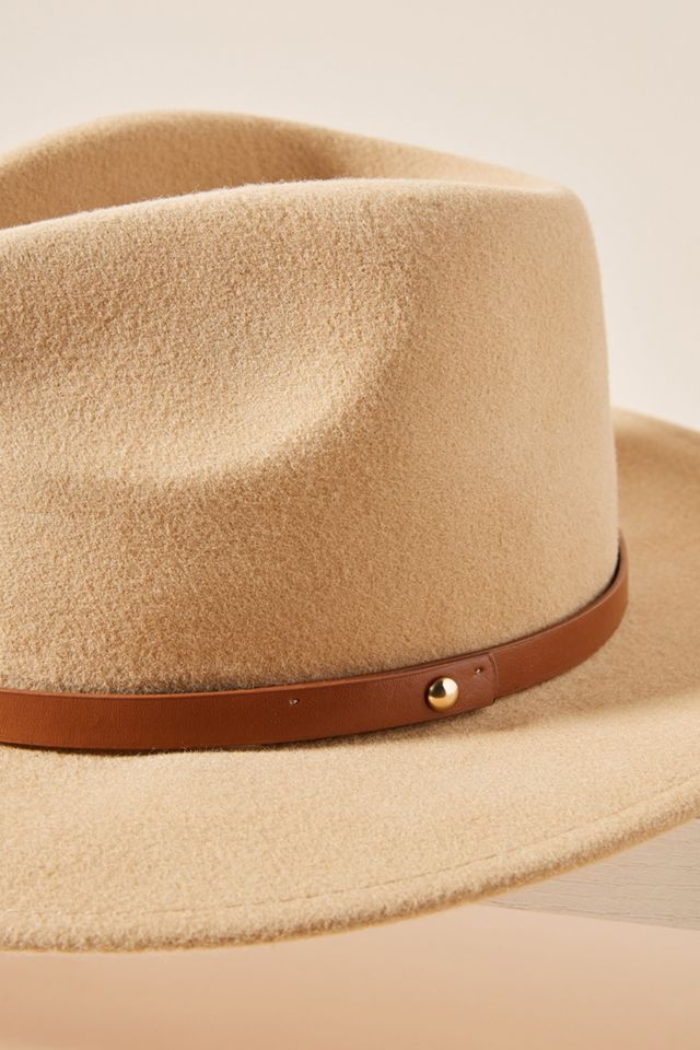 Olive Trimmed Fedora #1