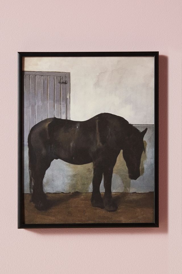 Black Horse Wall Art #1