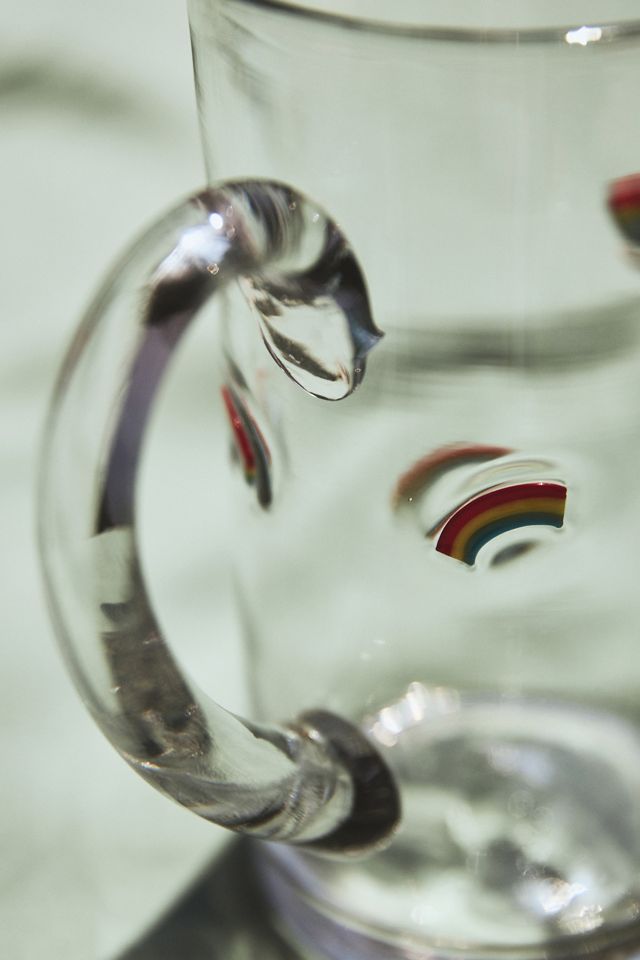 Rainbow Icon Glass Pitcher #1