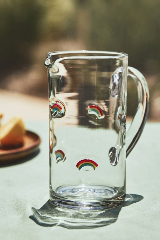 Rainbow Good Morning Beer Can Glass