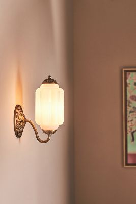 Anthropologie Eloise Sconce In Gold
