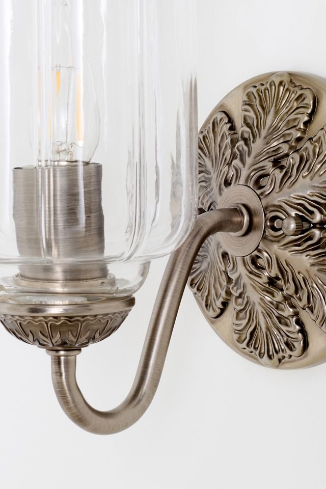 The Eloise Scallop Milk Glass Sconce Wall Light #2