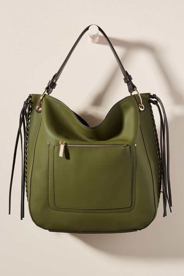 Whipstitched Slouchy Tote Bag #1