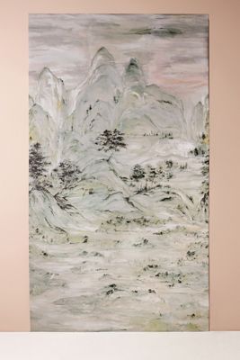 Misty Mountain Scenic Mural