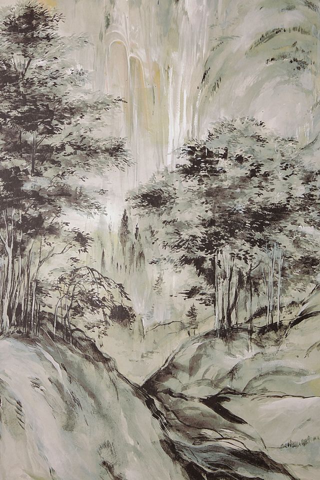 Misty Mountain Scenic Mural #3