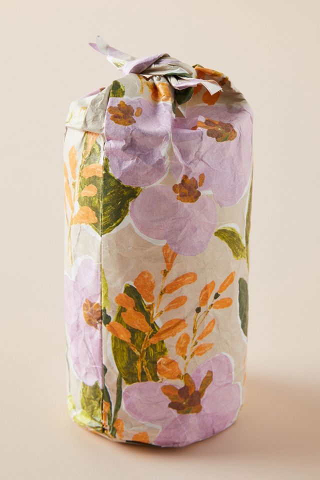 Spring's Eden Wrapped Glass Candle #2