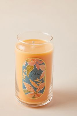 Spring's Eden Wrapped Glass Candle