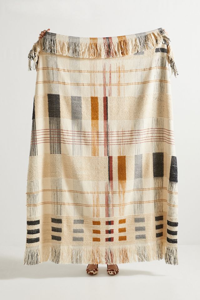 Anthropologie ブランケット Oxford Throw Blanket | AnthroHome
