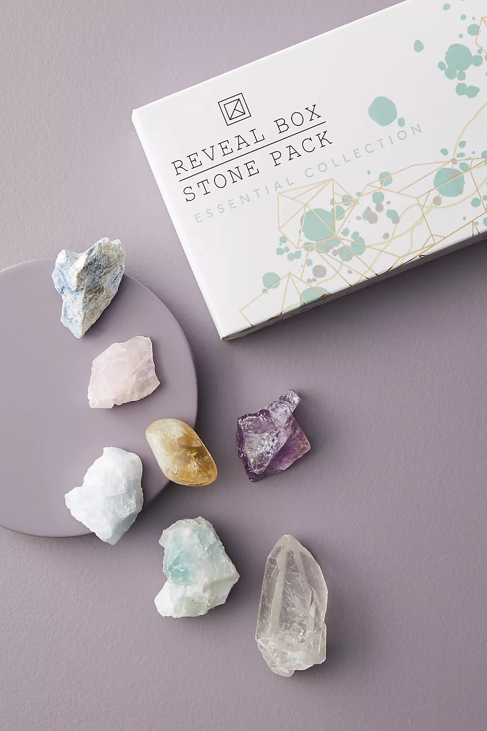anthropologie.com | Shoppe Geo Reveal Stone Collection