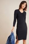 sundry ruched mini dress