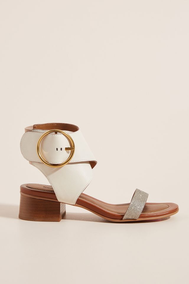 See by chloe glitter block heels clearance