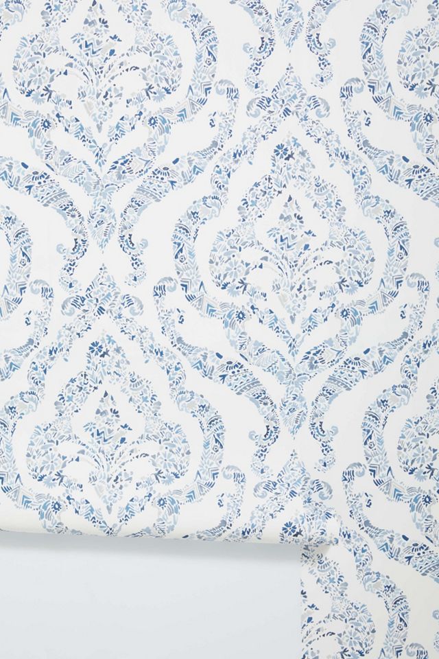 Featherton Floral Damask Wallpaper #1