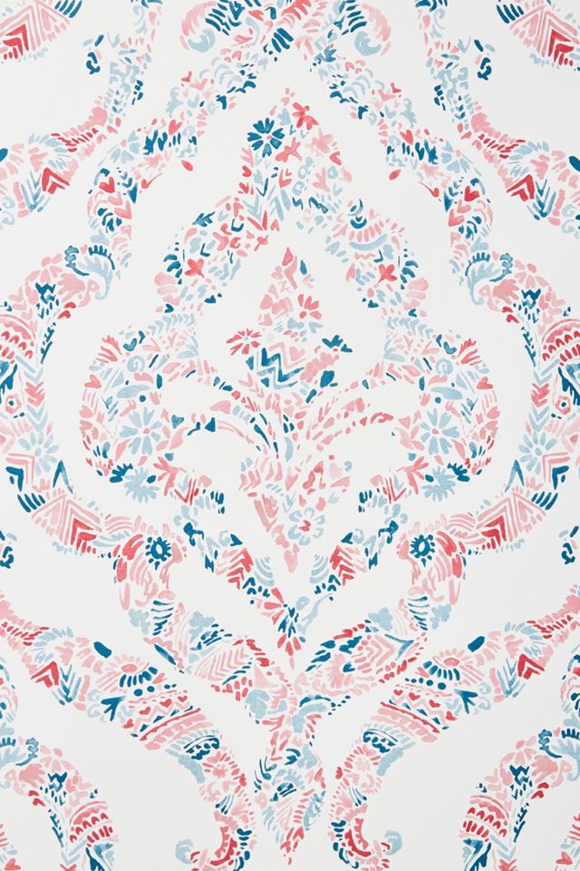 Featherton Floral Damask Wallpaper #1