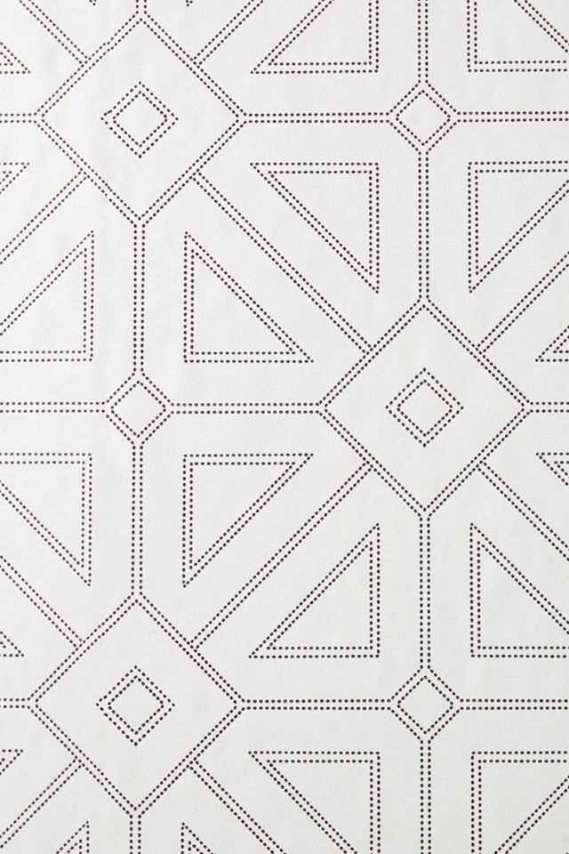 Voltaire Geometric Textured Wallpaper Anthropologie