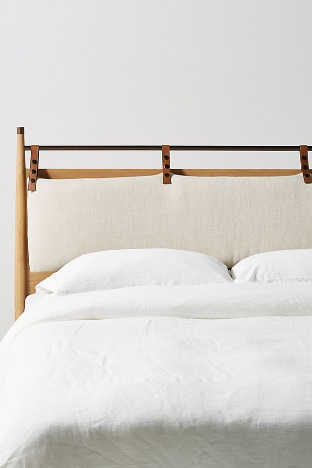 Hemming Linen Headboard Cushion, Pillow Bed Frame