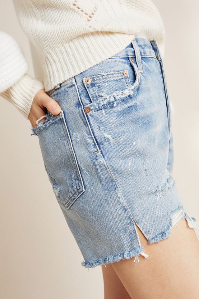 AGOLDE Dee Ultra High-Rise Denim Shorts #1