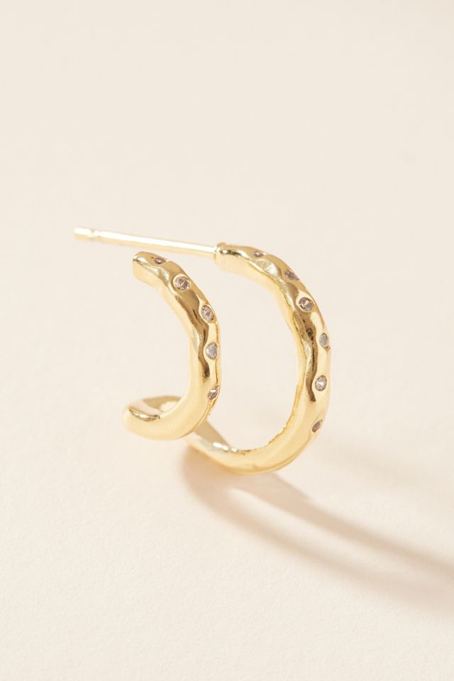 Allison Huggie Hoop Earrings #1